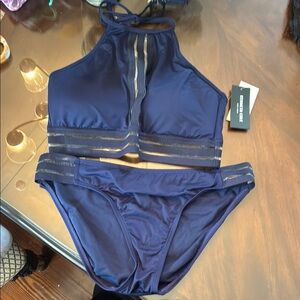 Kenneth Cole Navy Bikini Set